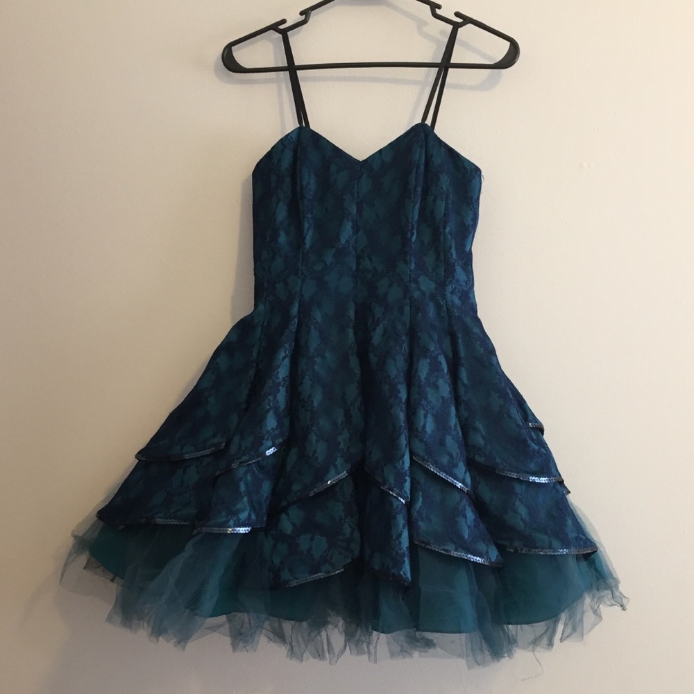 Beautiful lace and sequin dress.